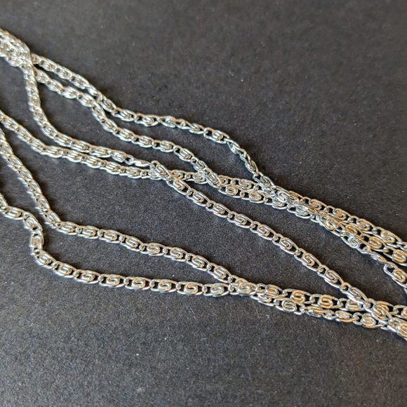 Vintage Sarah Coventry Silver Chain Choker Necklace - Picture 6 of 8